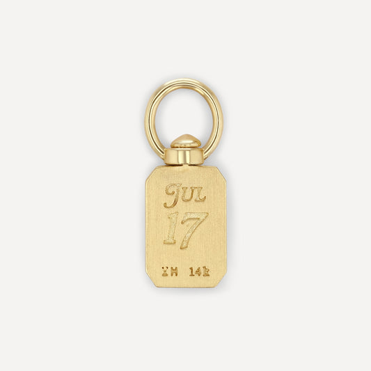 Diamond Initial Swivel Pendant
