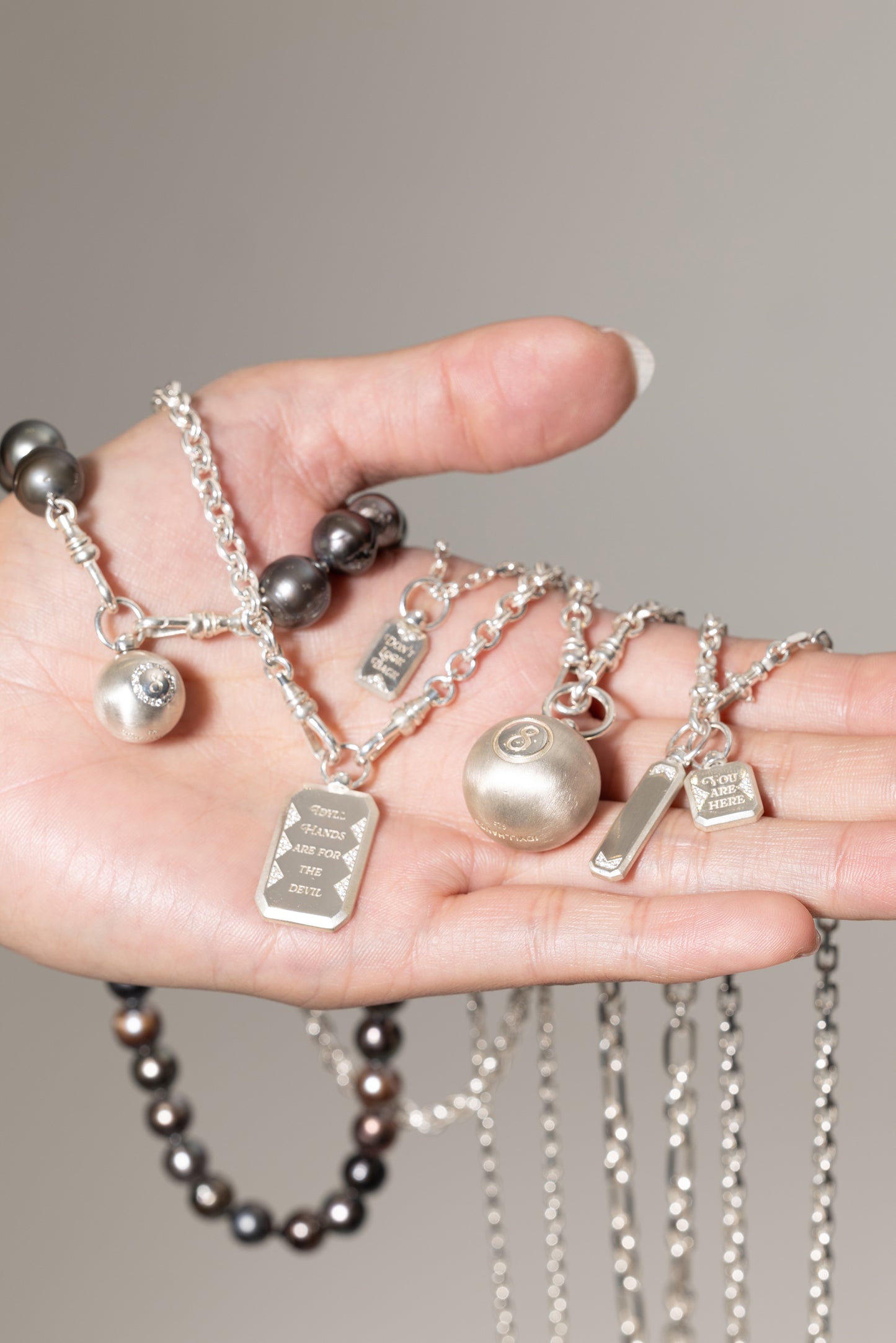 Silver Double Rolo Chain