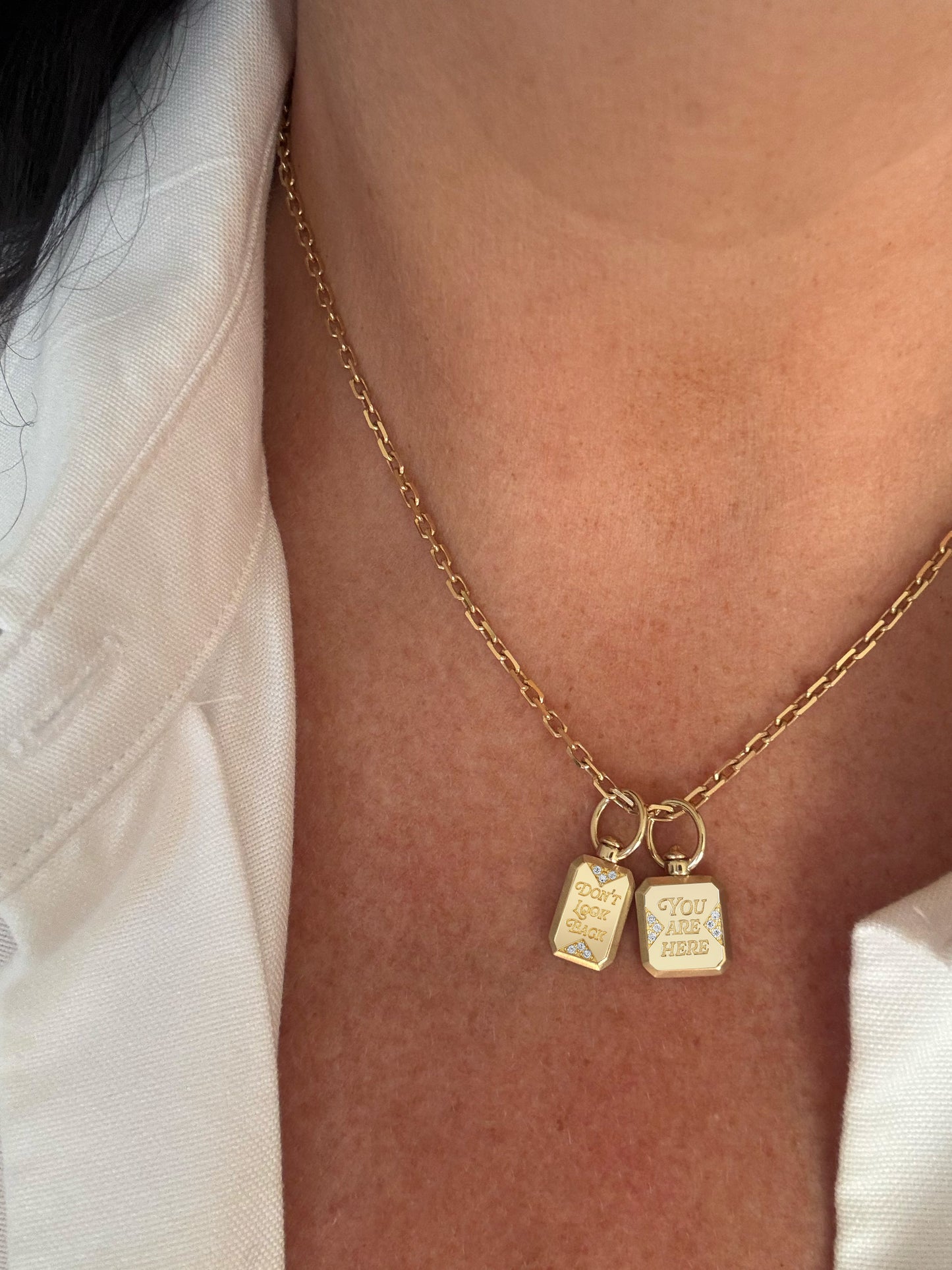 You Are Here Swivel Pendant