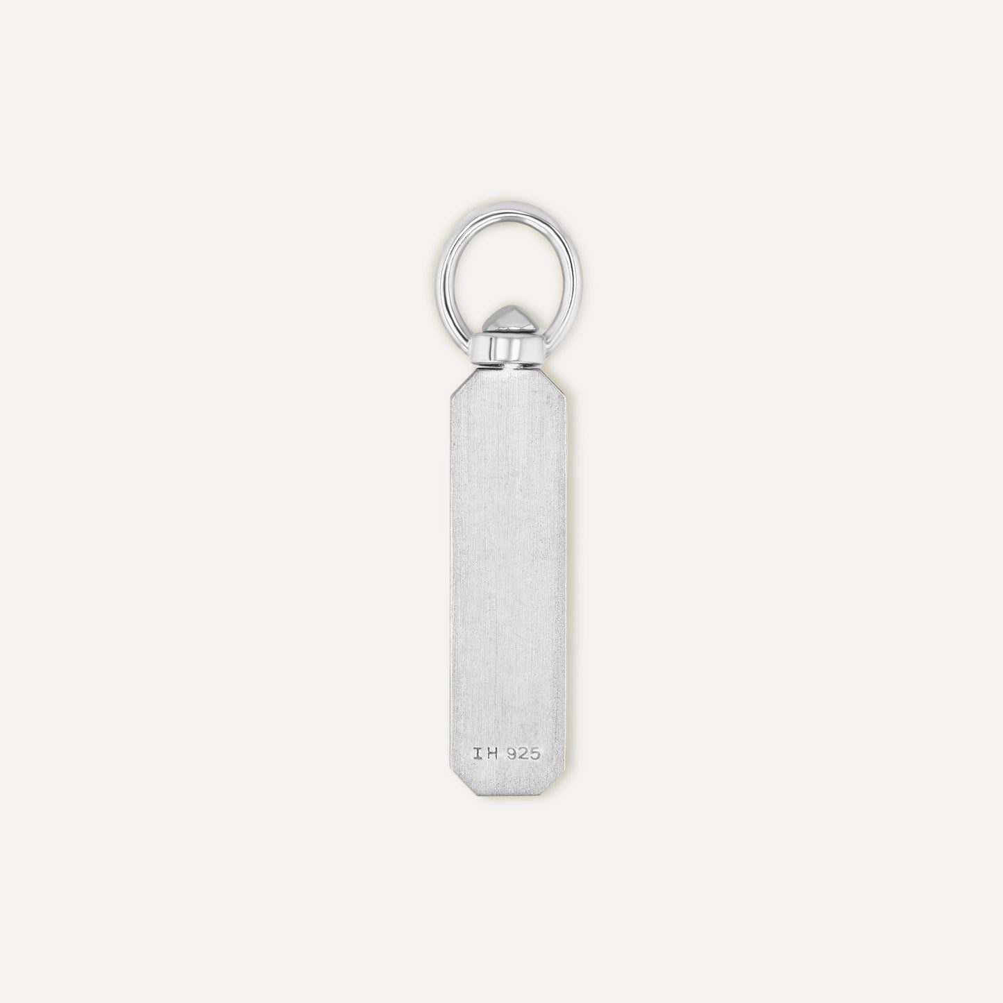 Silver Engravable Bar Pendant