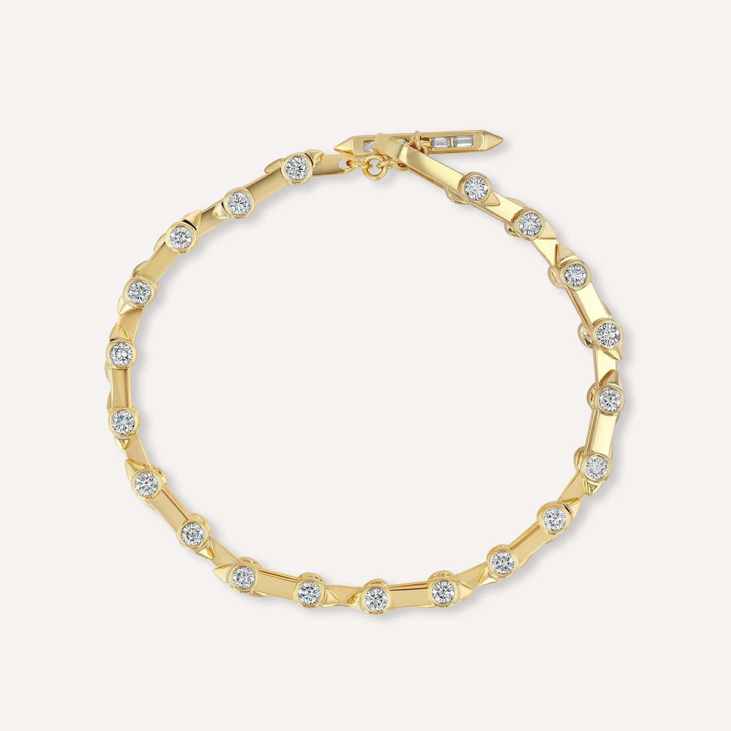 The Diamond Track Bracelet