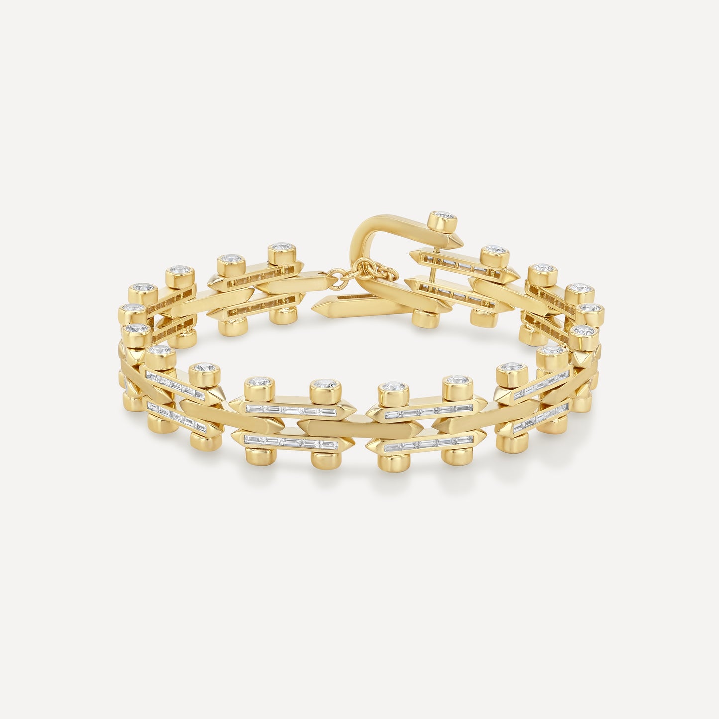 The Diamond Track Bracelet