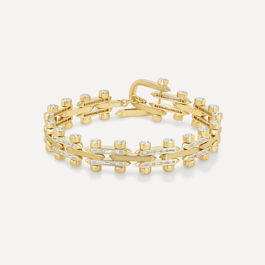 The Diamond Track Bracelet