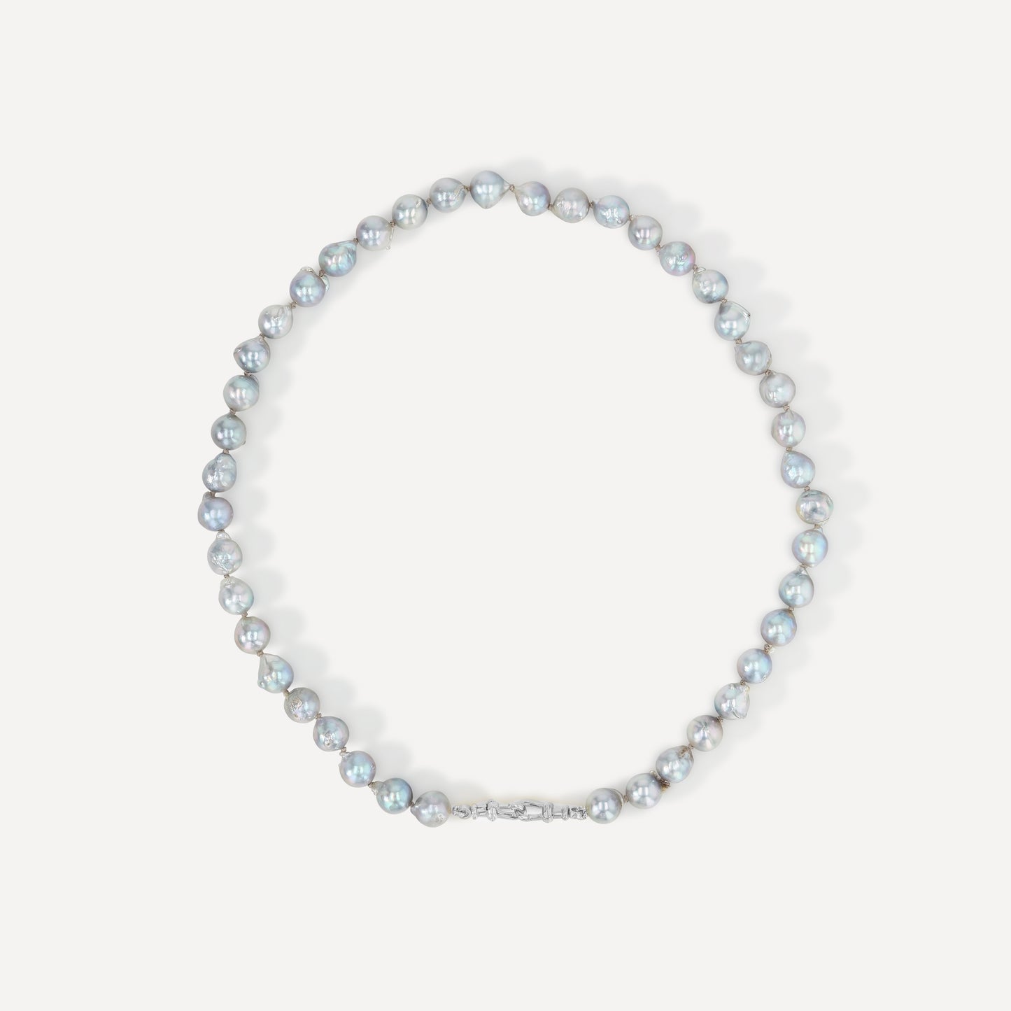 Blue Akoya Pearl Necklace