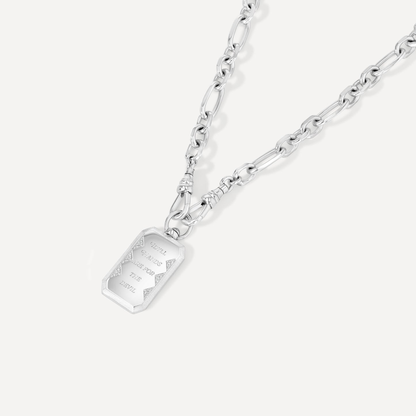 Mixed Link Silver Chain