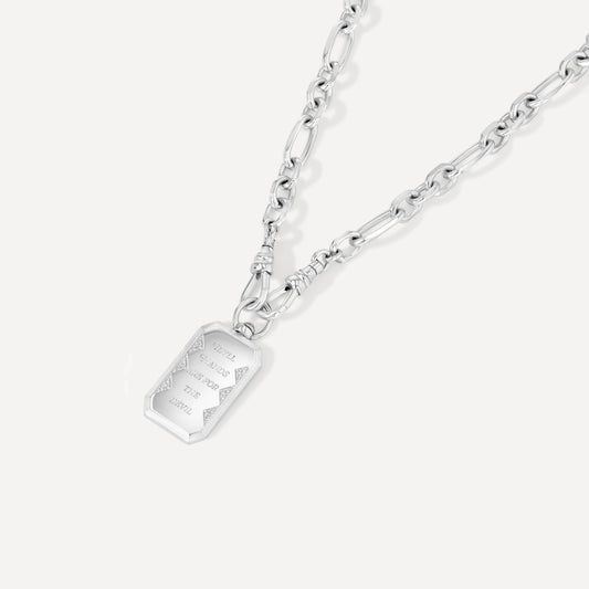 Mixed Link Silver Chain