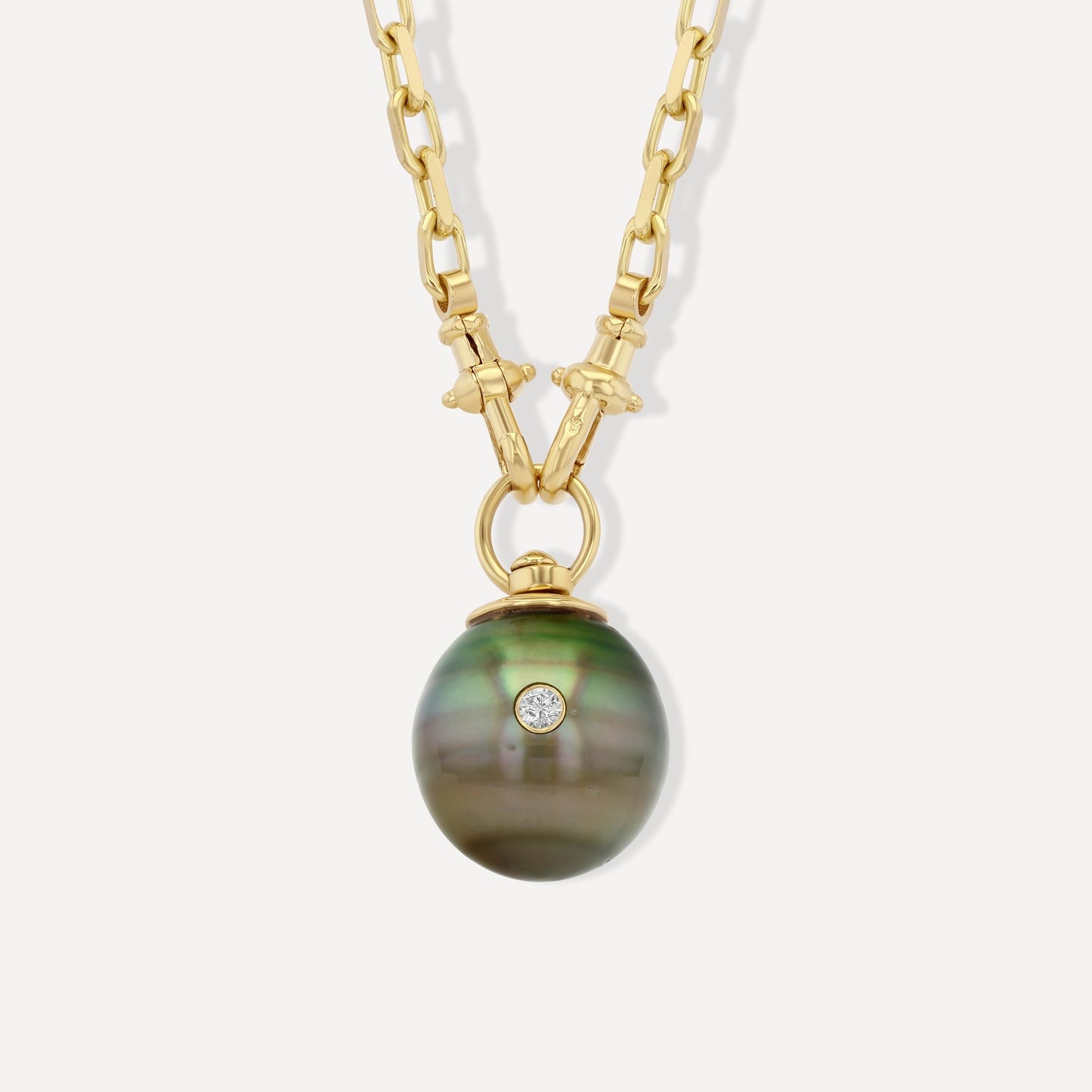 Tahitian Pearl 8 Ball Pendant