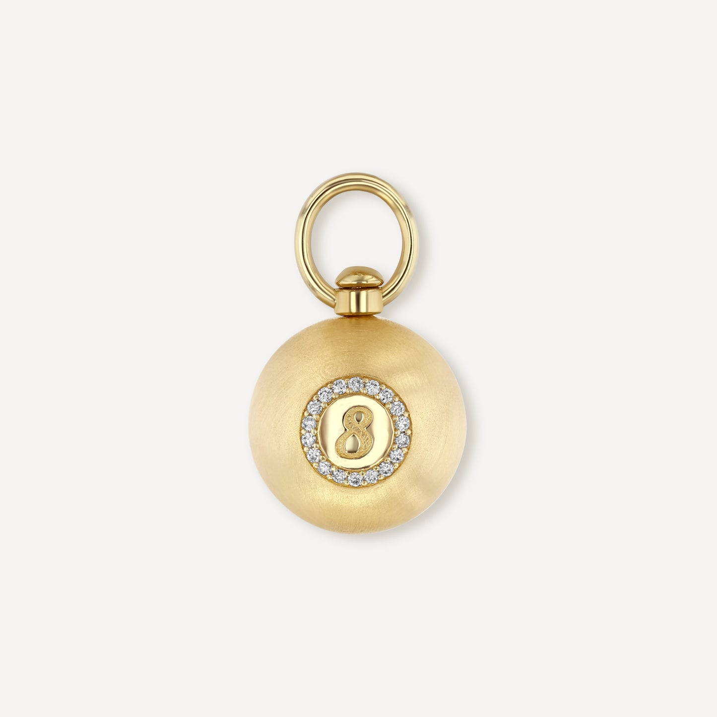 Lucky 8 Ball Swivel Pendant