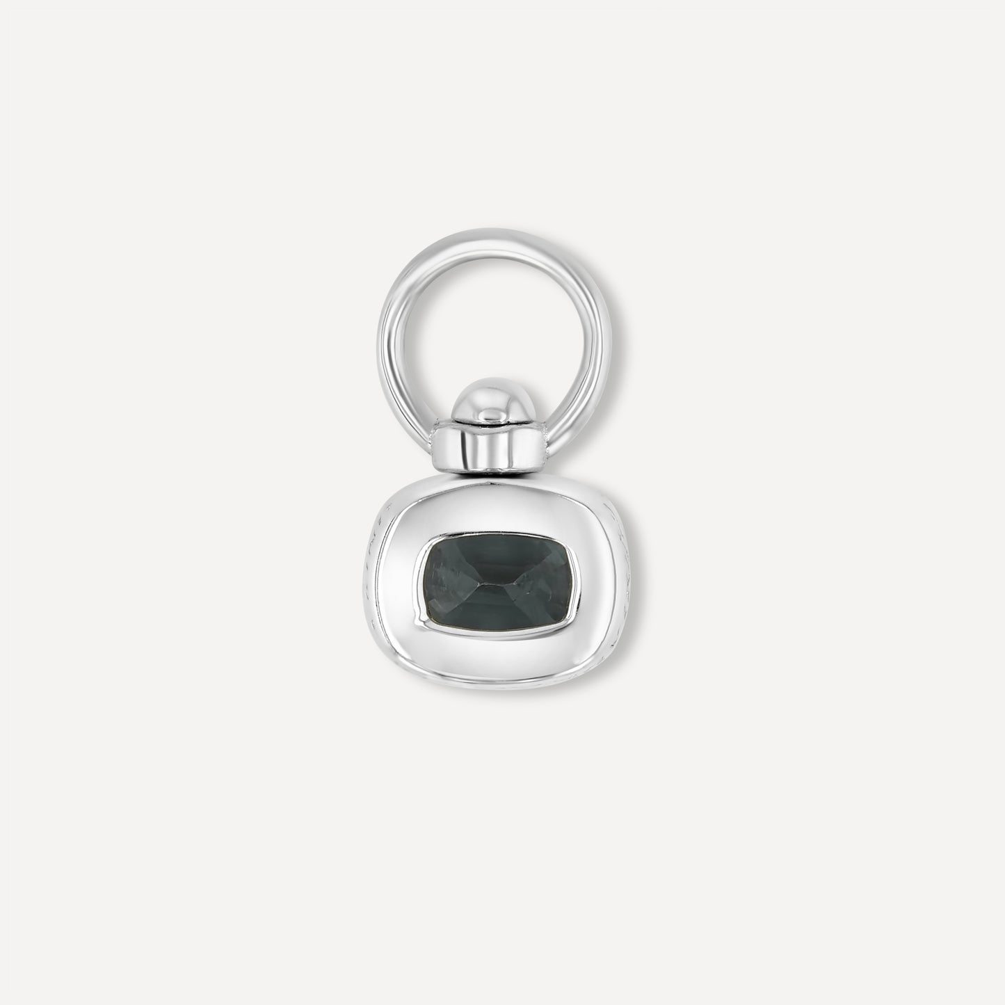 Grey Spinel Swivel Pendant