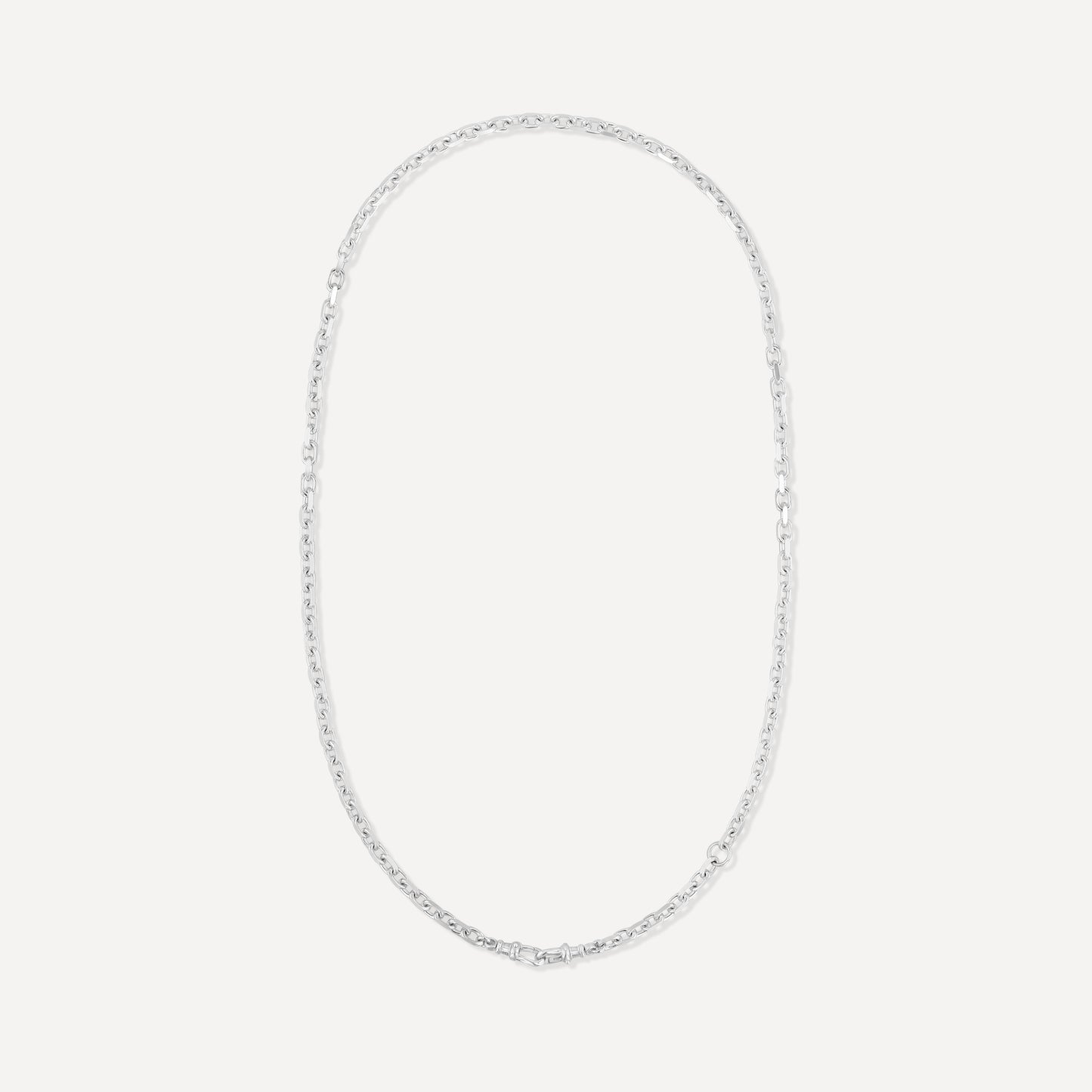 Silver Chunky Convertible Chain Lariat