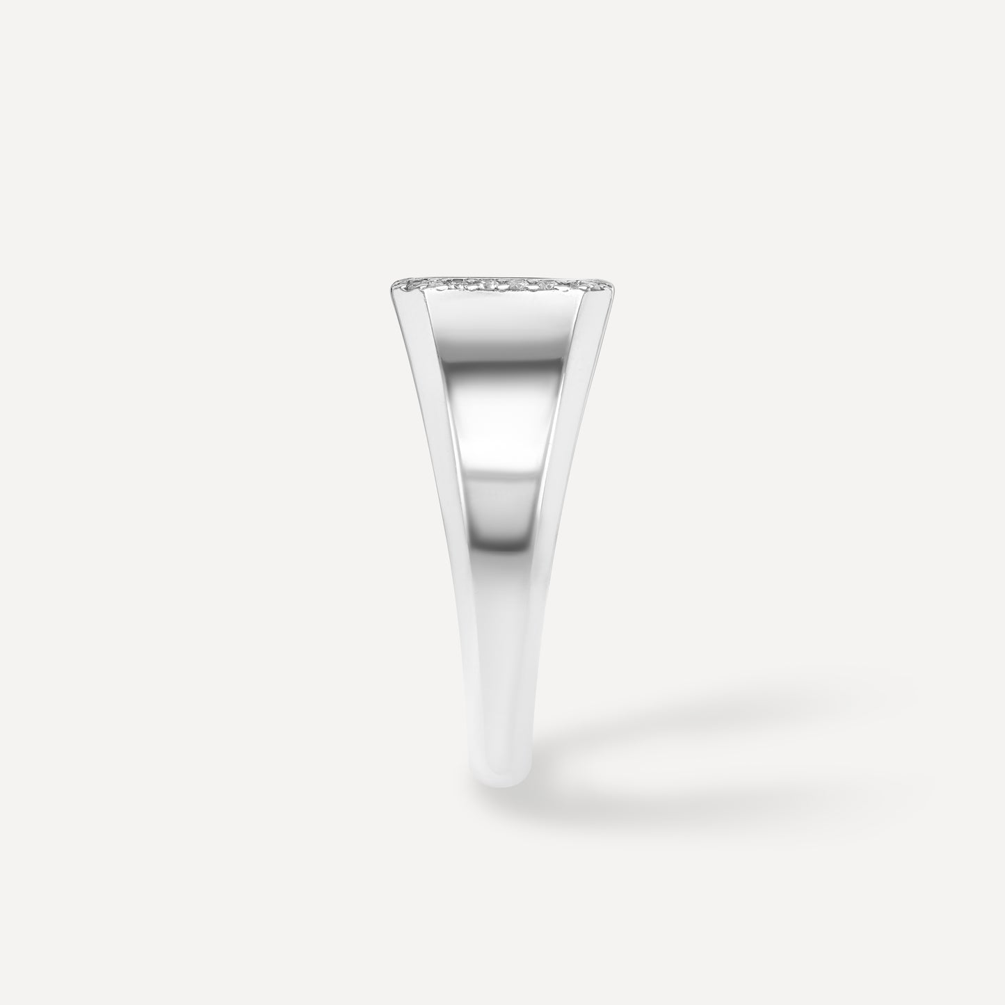 Silver Don't Look Back Signet Ring