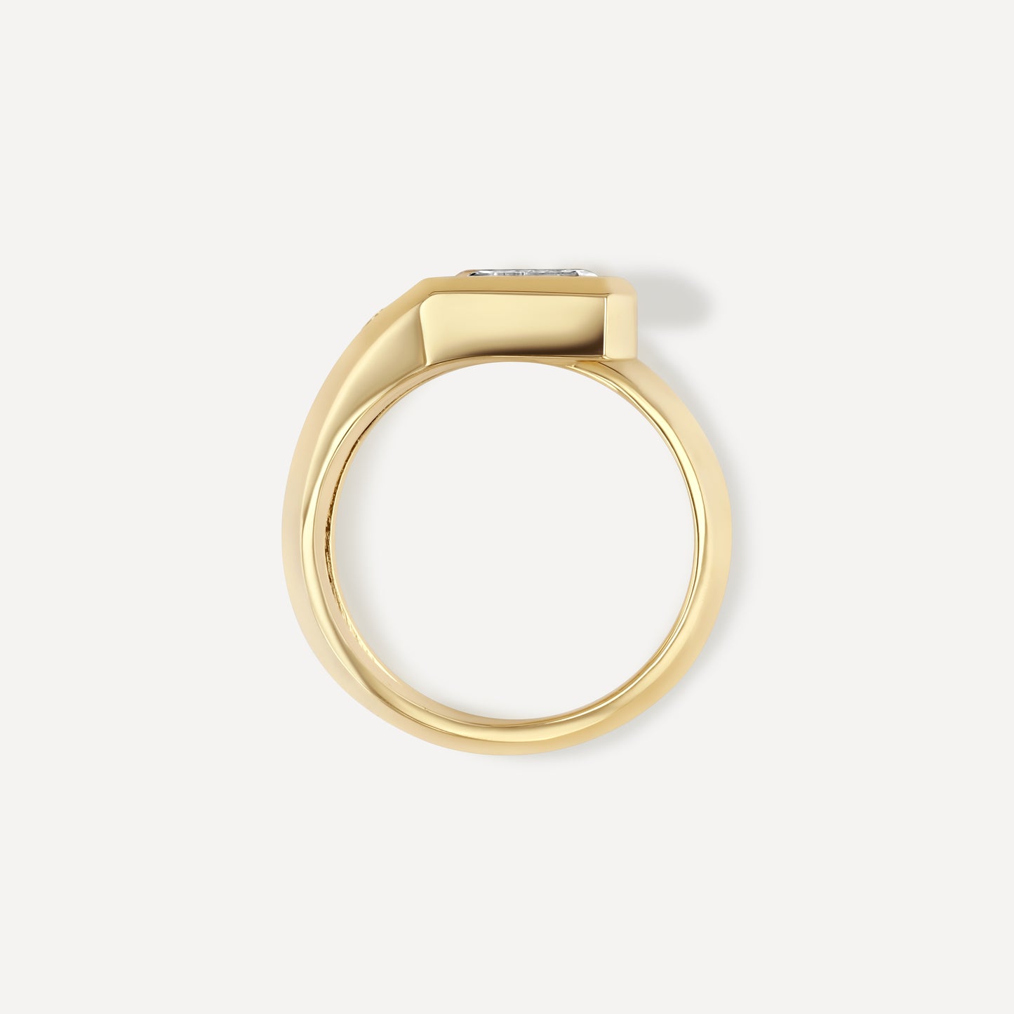 Diamond Signet Wrap Ring