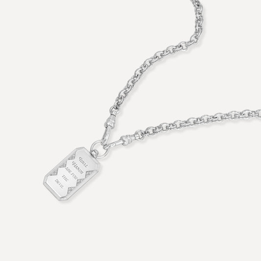 Silver Double Rolo Chain