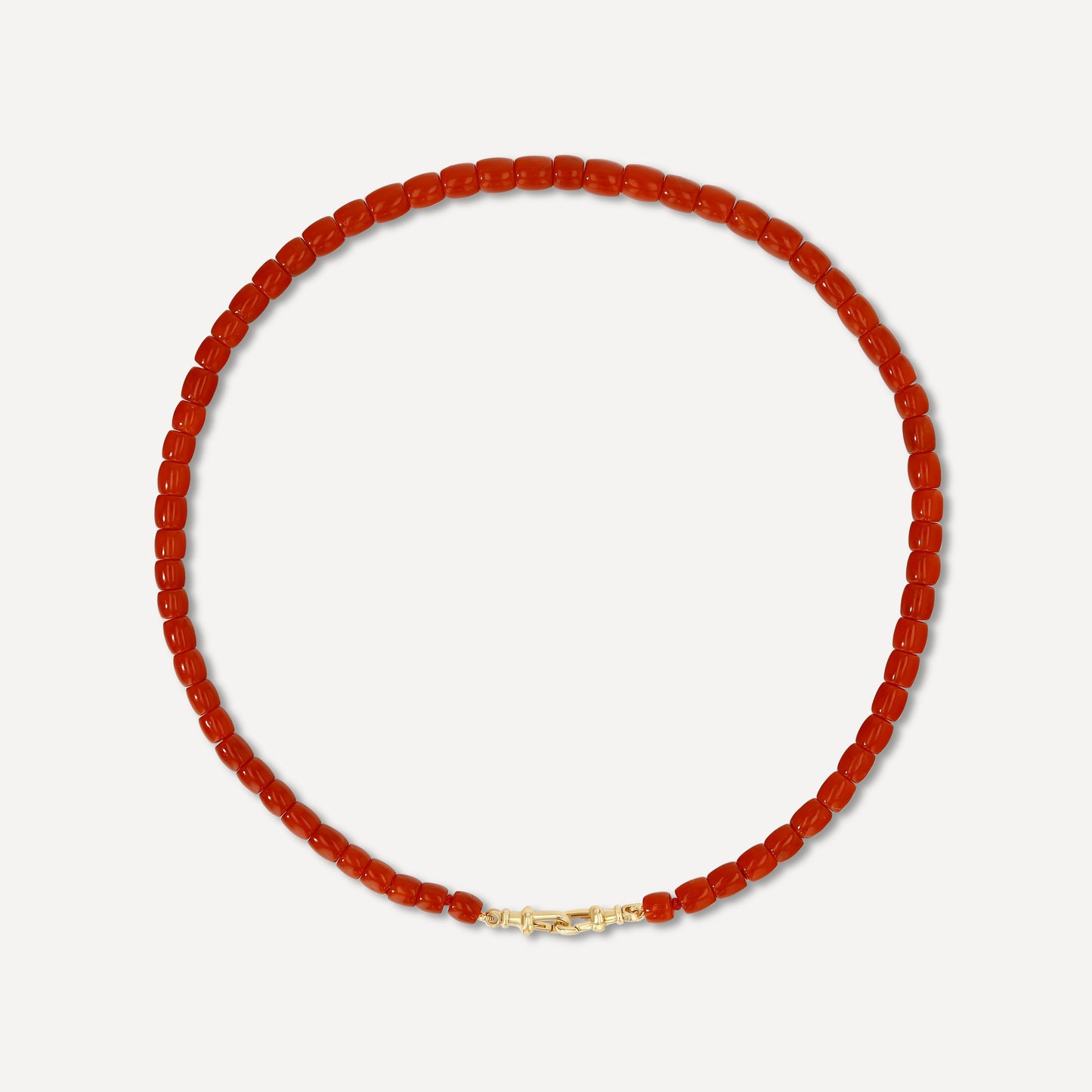 Italian Coral Beaded Necklace