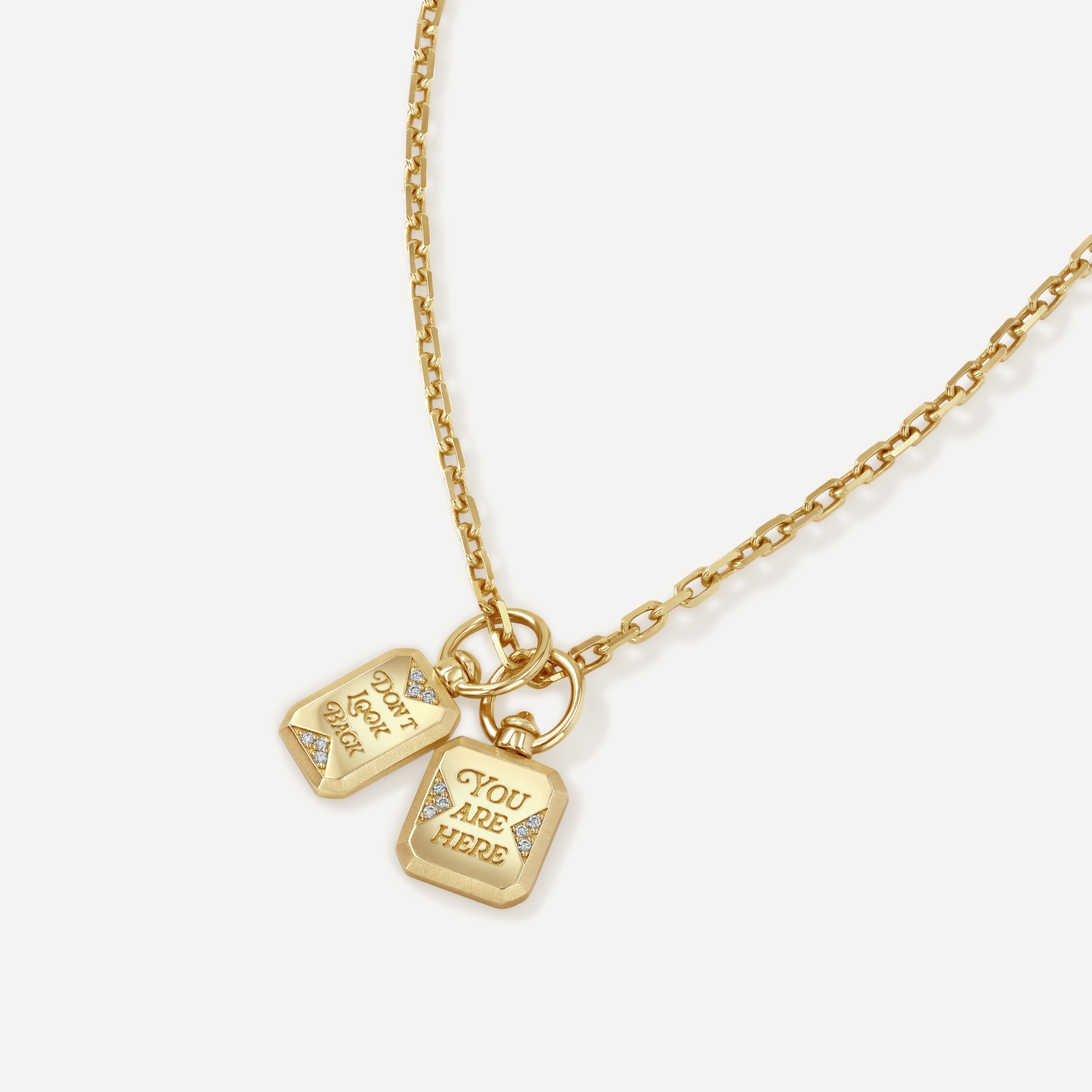 CITYGOLD オパール滴型チャーム　18K Don't Look Back Swivel Pendant – Idyll Hands Jewelry