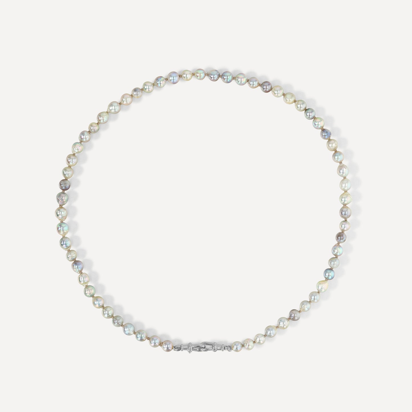 Mini Blue Akoya Necklace