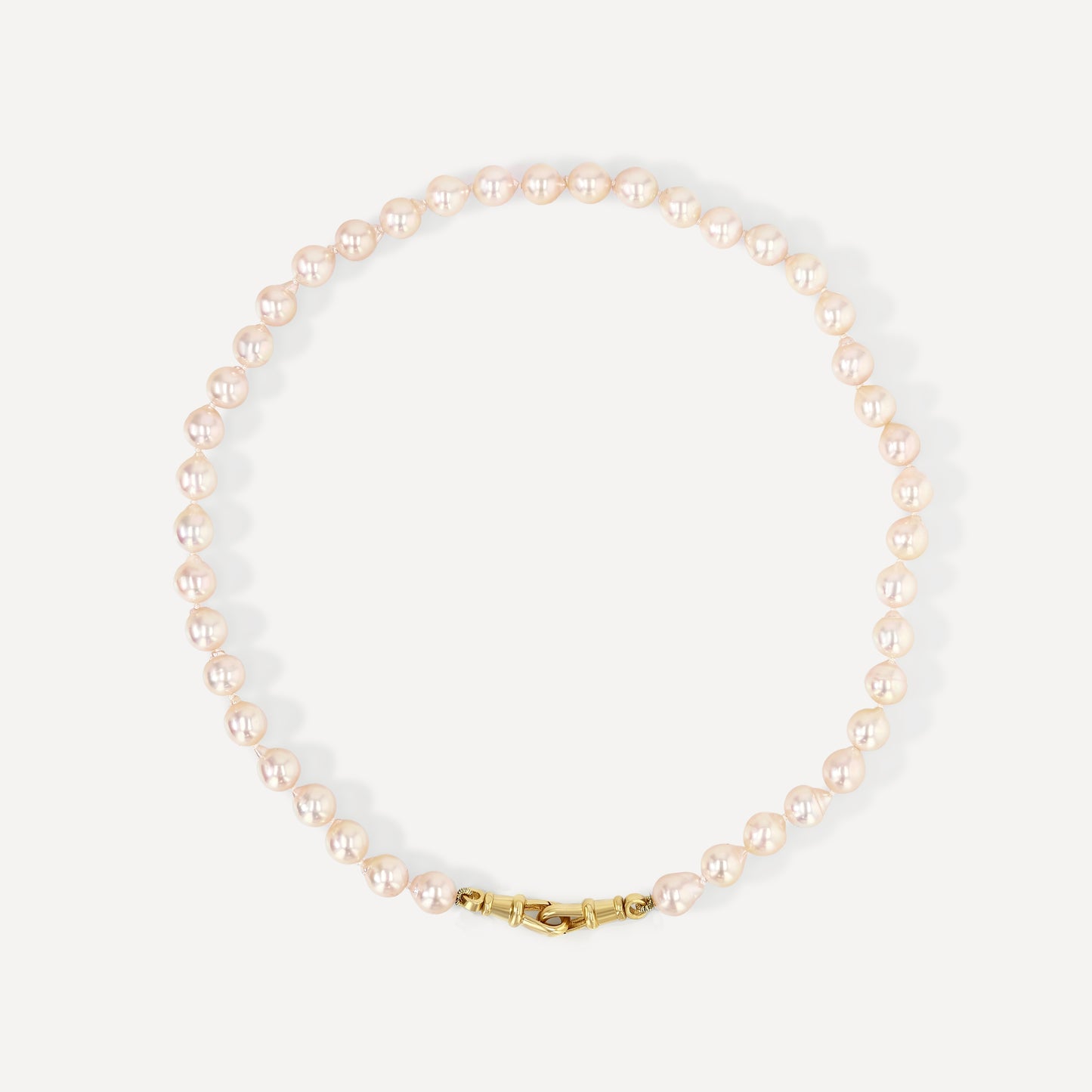 Pink Akoya Pearl Necklace