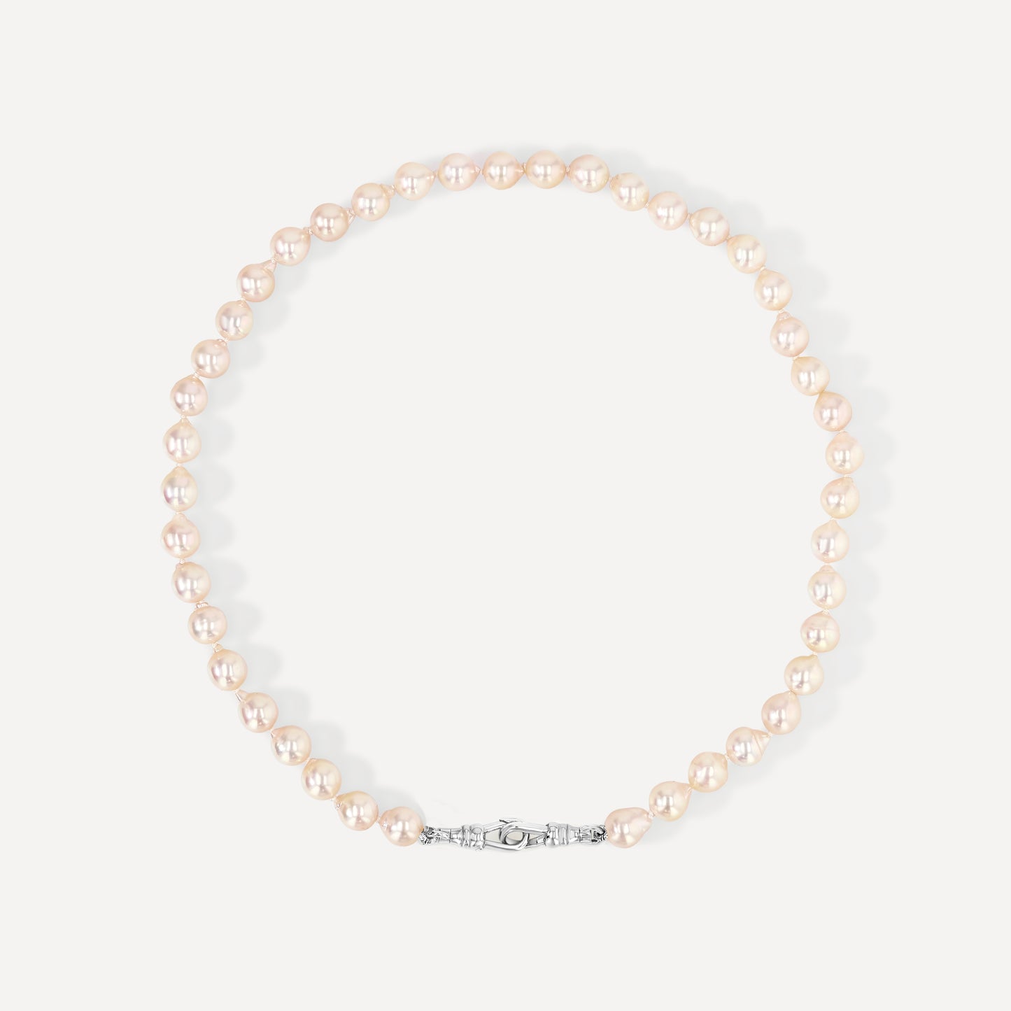 Pink Akoya Pearl Necklace