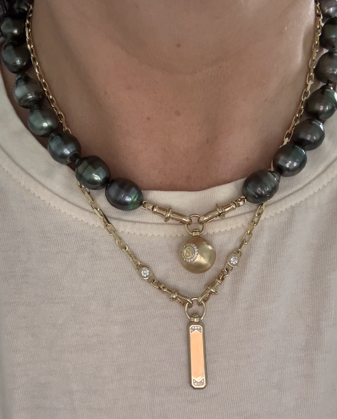 Double Diamond Beveled Chain