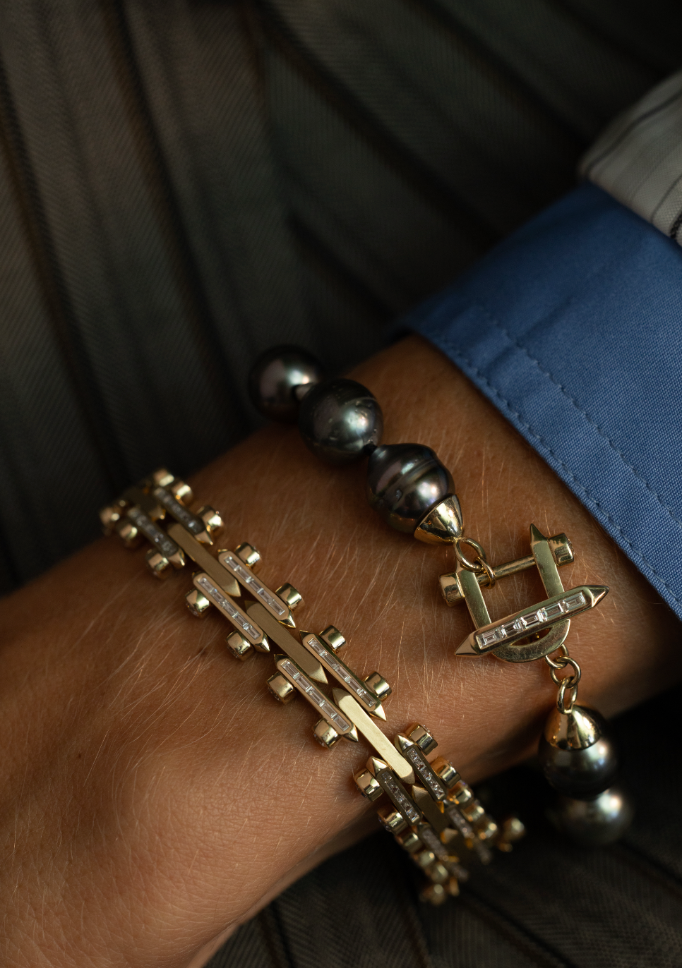 The Diamond Track Bracelet