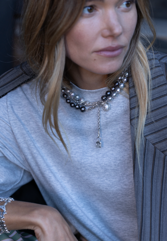Silver Double Rolo Chain Extender