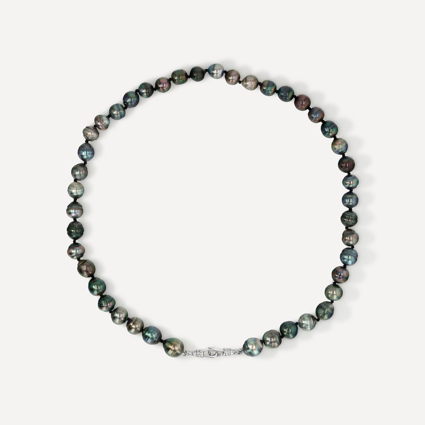 Silver Tahitian Pearl Necklace