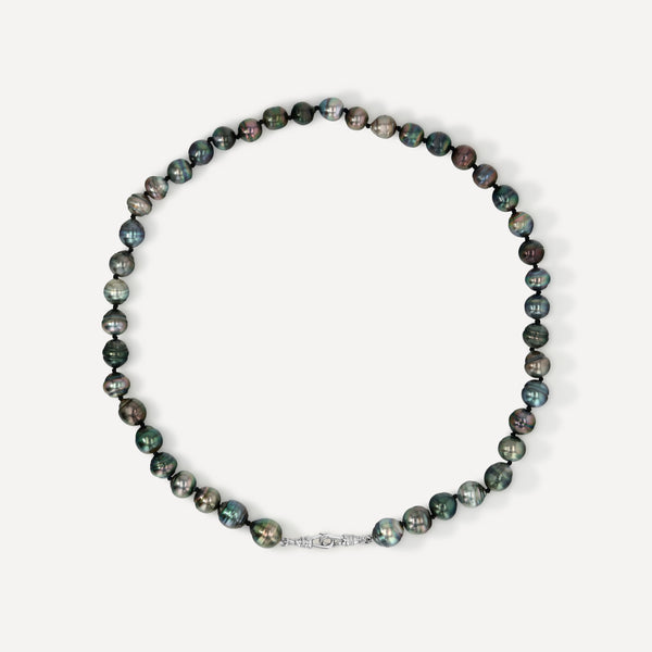 Silver Tahitian Pearl Necklace – Idyll Hands Jewelry