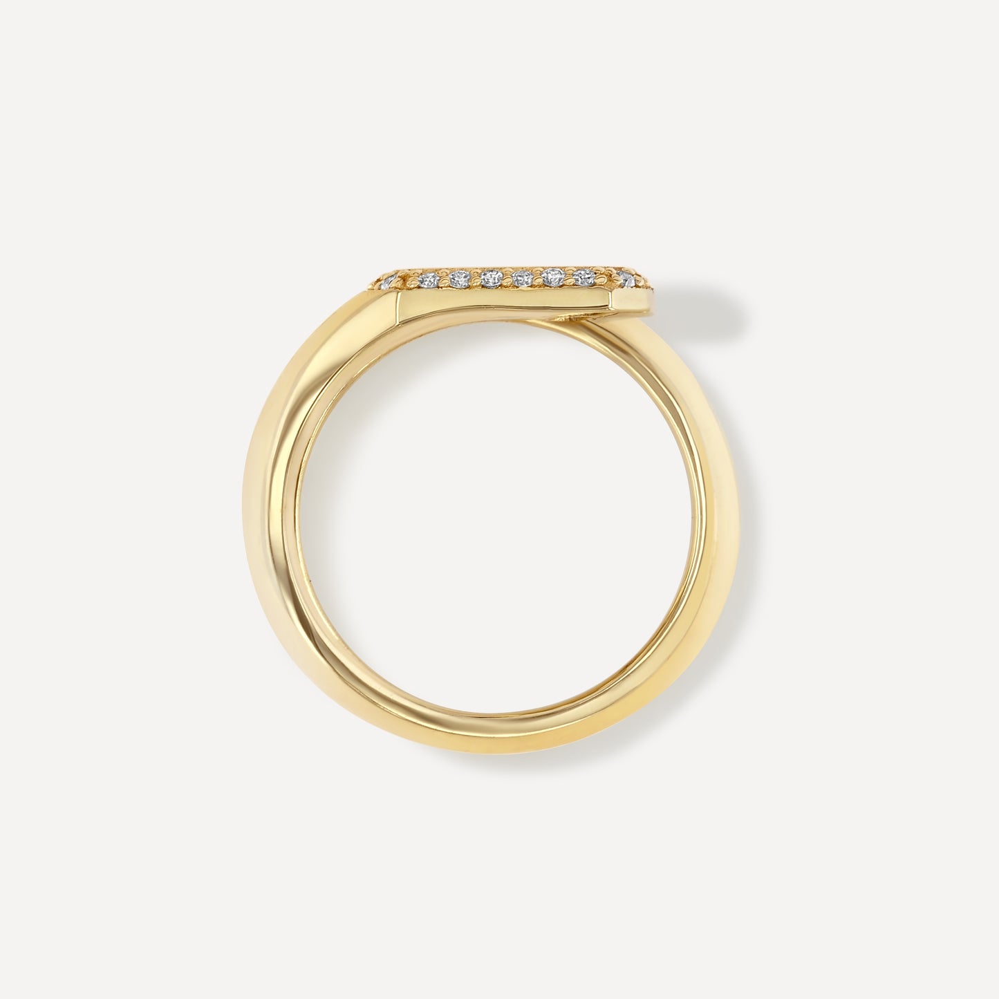 You Are Here Signet Wrap Ring