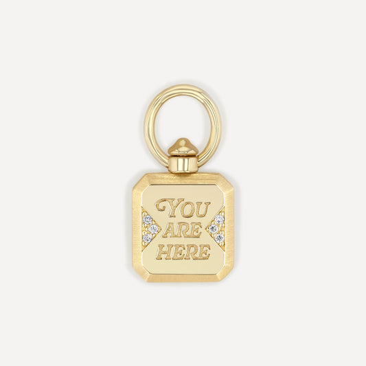 You Are Here Swivel Pendant