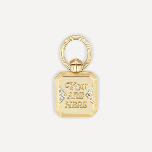 You Are Here Swivel Pendant